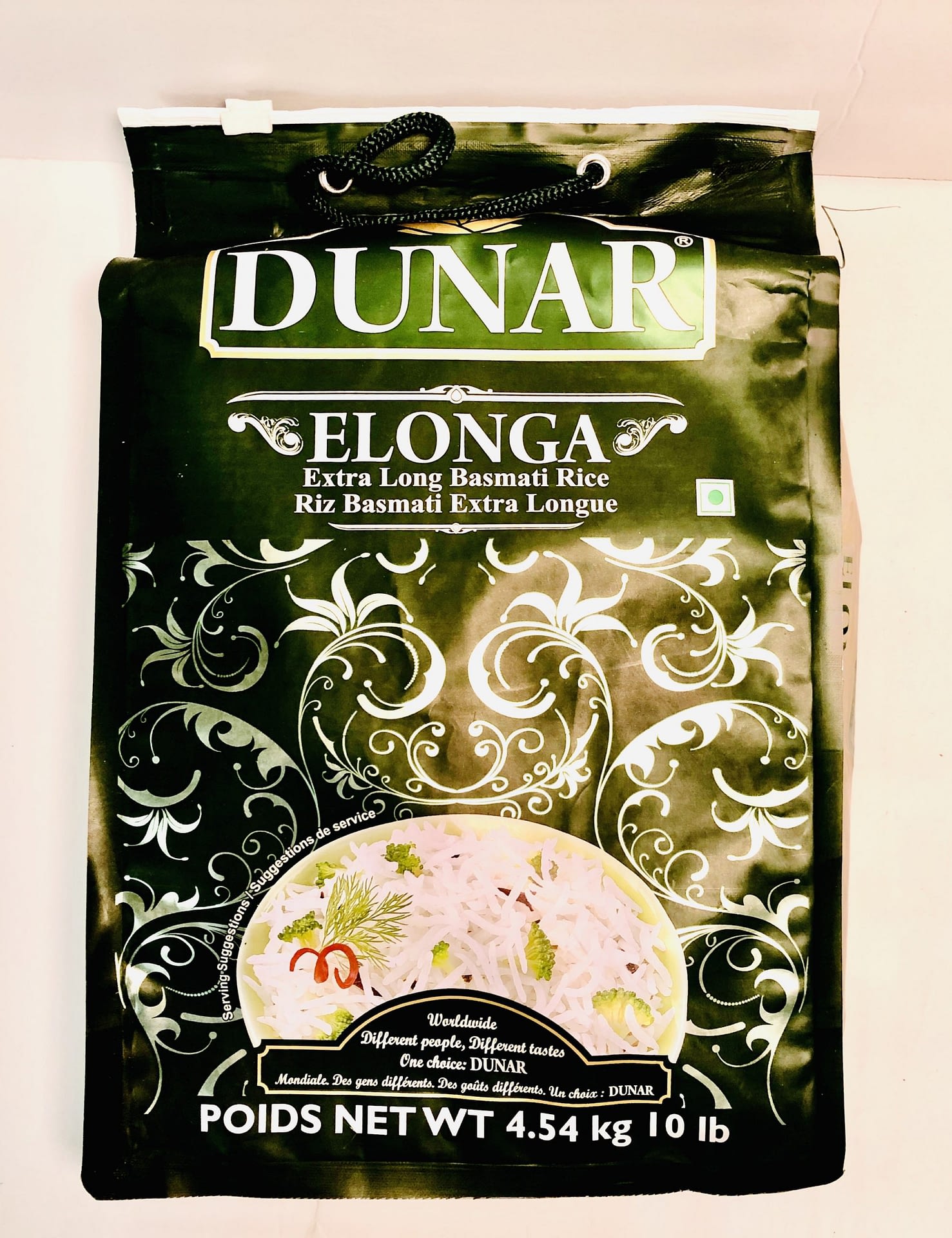 Dunar Elonga Extra Long Basmati Rice 10 lbs - Food and Cart